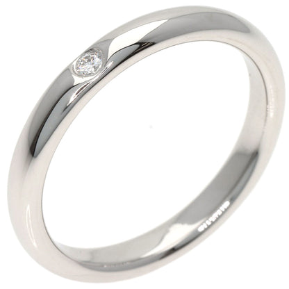 TIFFANY&Co. Stacking band 1P Diamond Ring Platinum PT950 Ladies [Used]