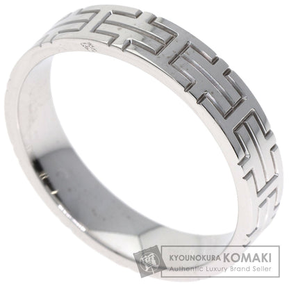 HERMES Kilim #62 Ring K18 White Gold mens [Used]