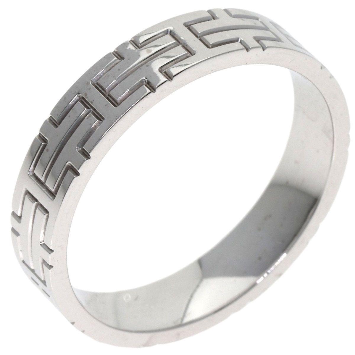 HERMES Kilim #62 Ring K18 White Gold mens [Used]
