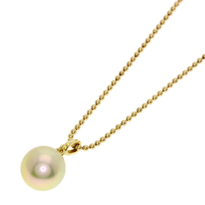 MIKIMOTO Akoya pearl Pearl Necklace K18 Yellow Gold Ladies [Used]
