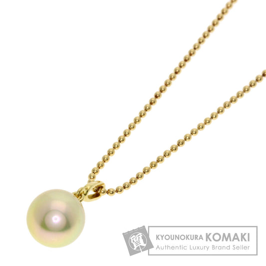 MIKIMOTO Akoya pearl Pearl Necklace K18 Yellow Gold Ladies [Used]