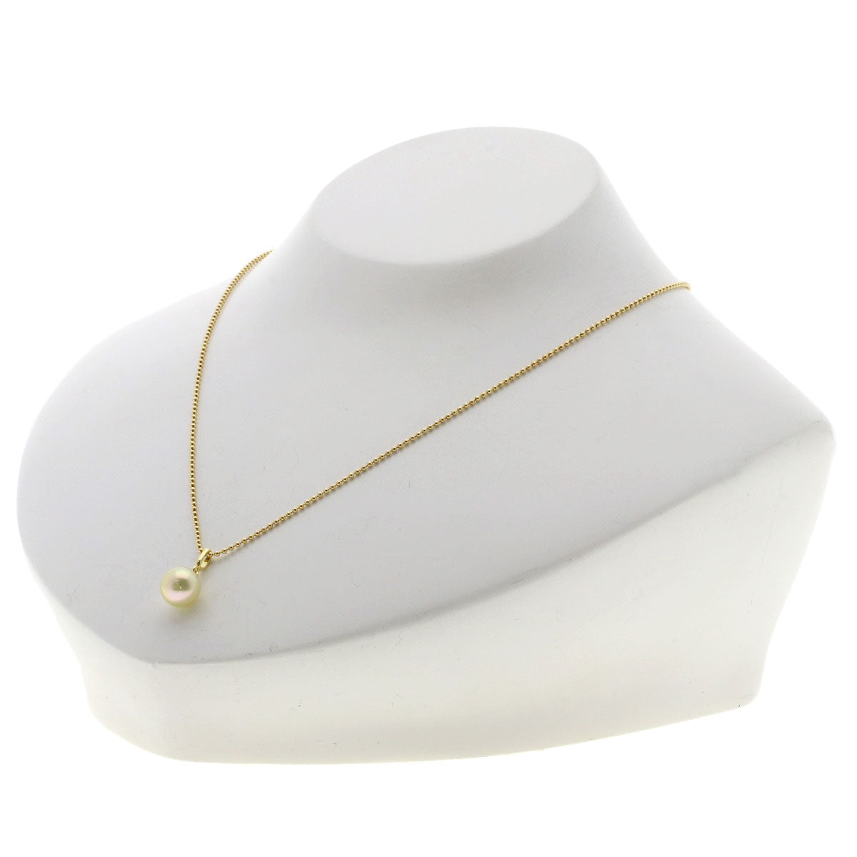 MIKIMOTO Akoya pearl Pearl Necklace K18 Yellow Gold Ladies [Used]
