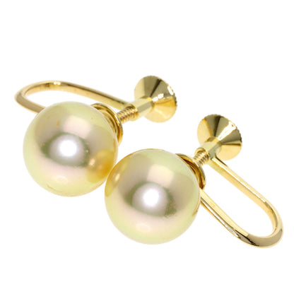 MIKIMOTO Pearl Pearl Earring K18 Yellow Gold Ladies [Used]