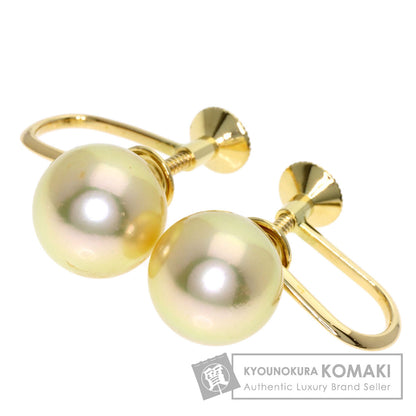 MIKIMOTO Pearl Pearl Earring K18 Yellow Gold Ladies [Used]