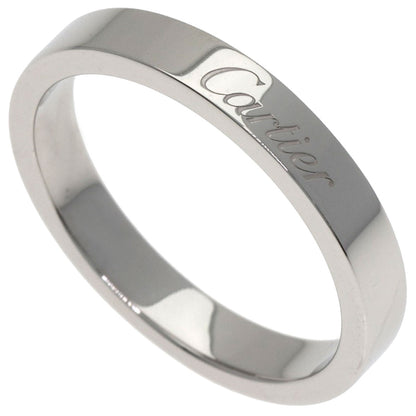 CARTIER Engraved #52 Ring Platinum PT950 Ladies [Used]