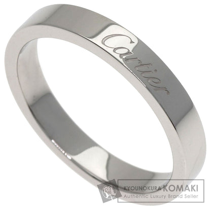 CARTIER Engraved #52 Ring Platinum PT950 Ladies [Used]