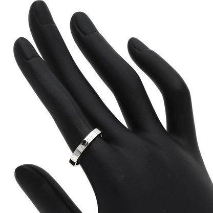 CARTIER Engraved #52 Ring Platinum PT950 Ladies [Used]