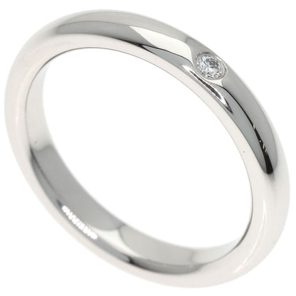 TIFFANY&Co. Stacking band 1P Diamond Ring Platinum PT950 Ladies [Used]