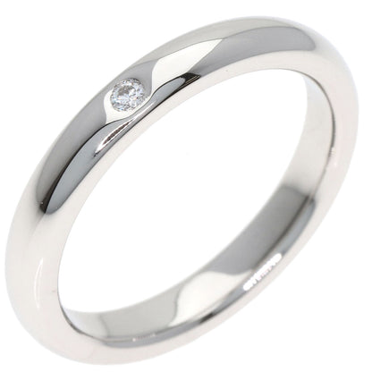TIFFANY&Co. Stacking band 1P Diamond Ring Platinum PT950 Ladies [Used]