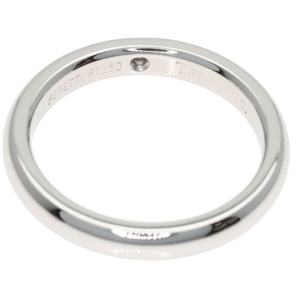 TIFFANY&Co. Stacking band 1P Diamond Ring Platinum PT950 Ladies [Used]
