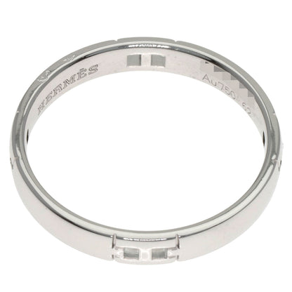 HERMES Hercules #62 Ring K18 White Gold Ladies [Used]