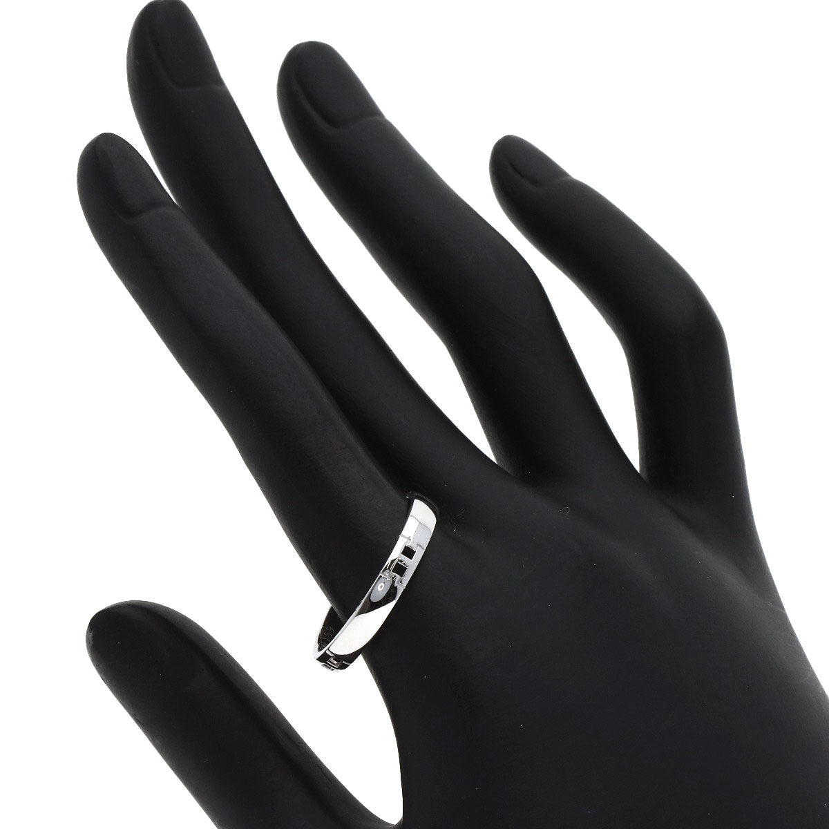 HERMES Hercules #62 Ring K18 White Gold Ladies [Used]