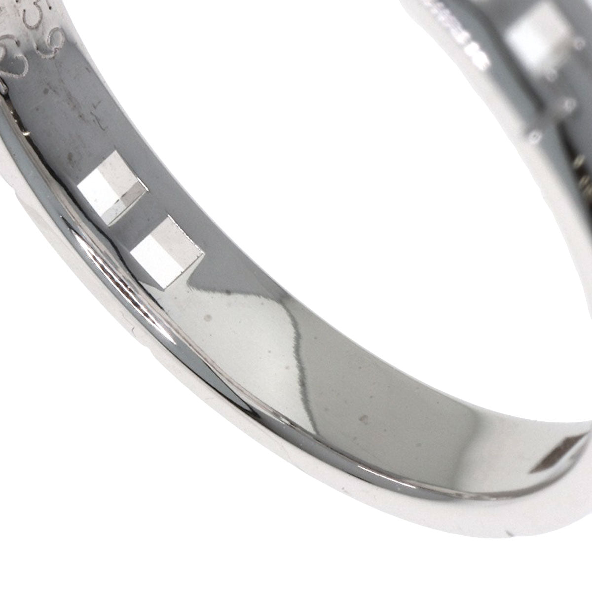 HERMES Hercules #62 Ring K18 White Gold Ladies [Used]