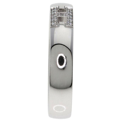HERMES Ever Hercules Diamond #49 Ring K18 White Gold Ladies [Used]