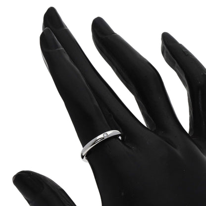 TIFFANY&Co. Stacking Band 1P Diamond Ring Platinum PT950 Ladies [Used]