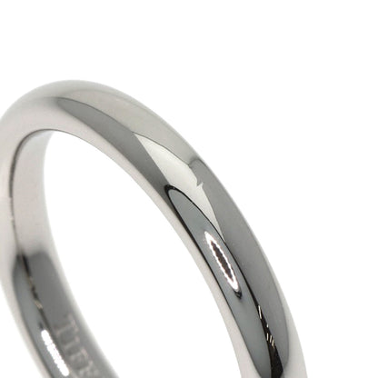 TIFFANY&Co. Stacking Band 1P Diamond Ring Platinum PT950 Ladies [Used]