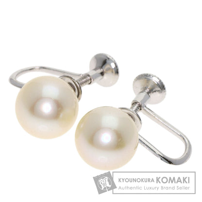 MIKIMOTO Akoya pearl Pearl Earring K14 White Gold Ladies [Used]