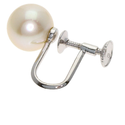 MIKIMOTO Akoya pearl Pearl Earring K14 White Gold Ladies [Used]