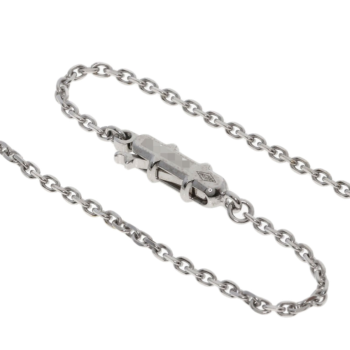 CARTIER C heart Necklace K18 White Gold Ladies [Used]