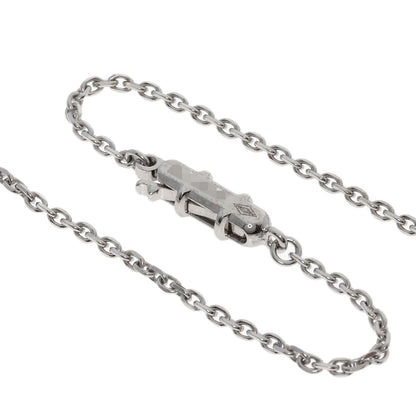 CARTIER C heart Necklace K18 White Gold Ladies [Used]