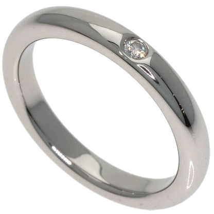 TIFFANY&Co. Stacking Bunt 1P Diamond Ring Platinum PT950 Ladies [Used]