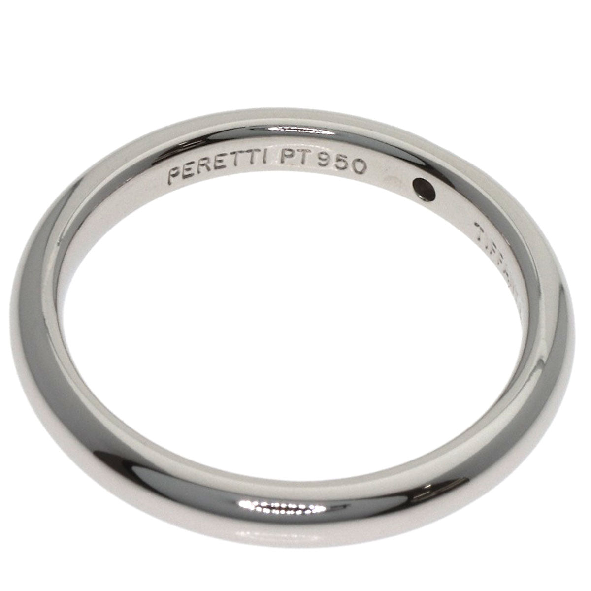 TIFFANY&Co. Stacking Band 1P Diamond Ring Platinum PT950 Ladies [Used]
