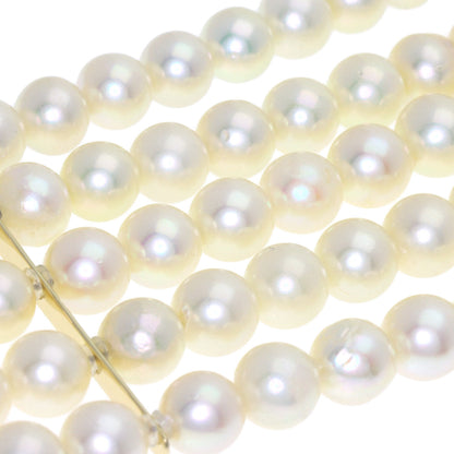 MIKIMOTO Pearl Pearl 5-row Bracelet K14 Yellow Gold Ladies [Used]