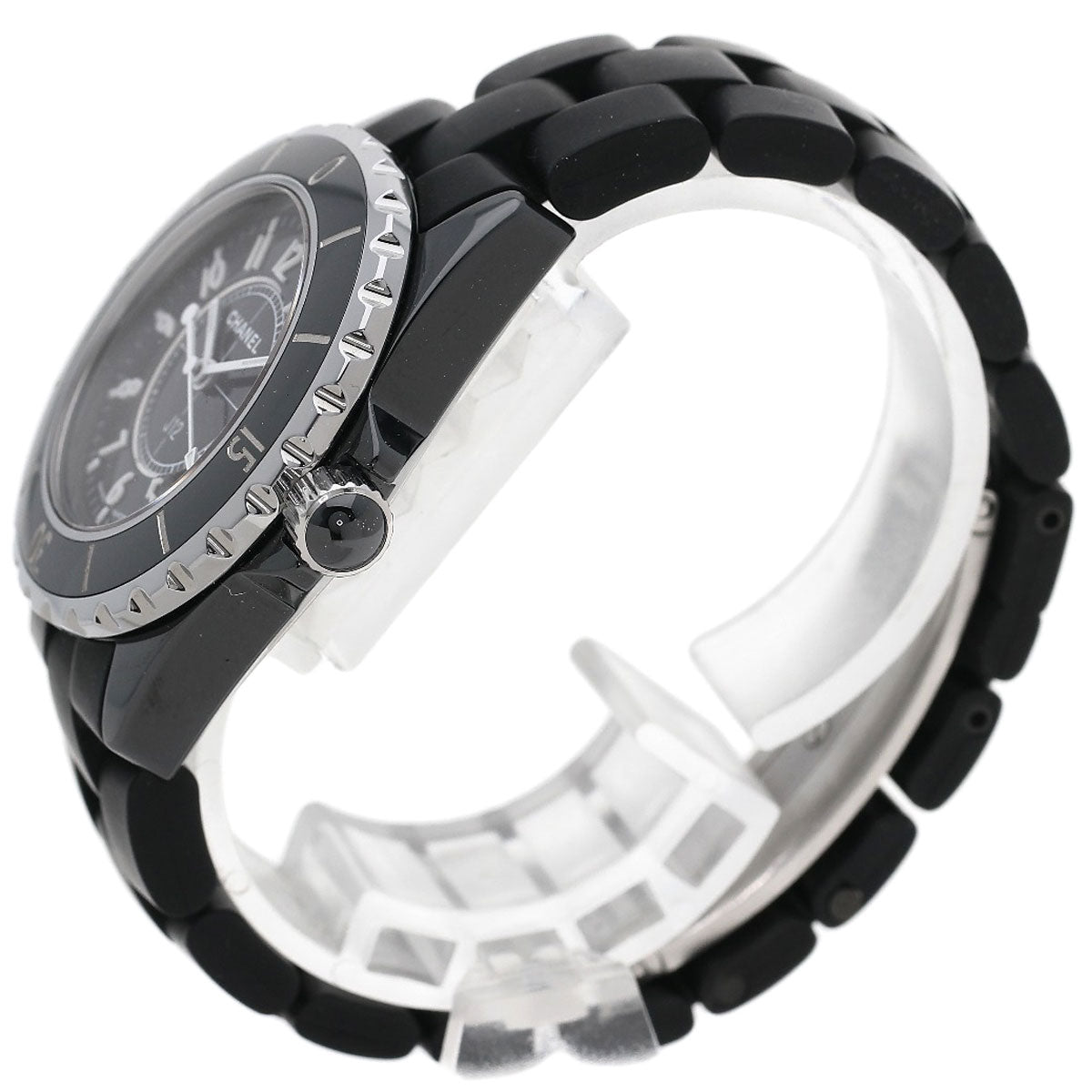 CHANEL J12 1.3" Watches H0681 Ceramic/Rubber Ladies