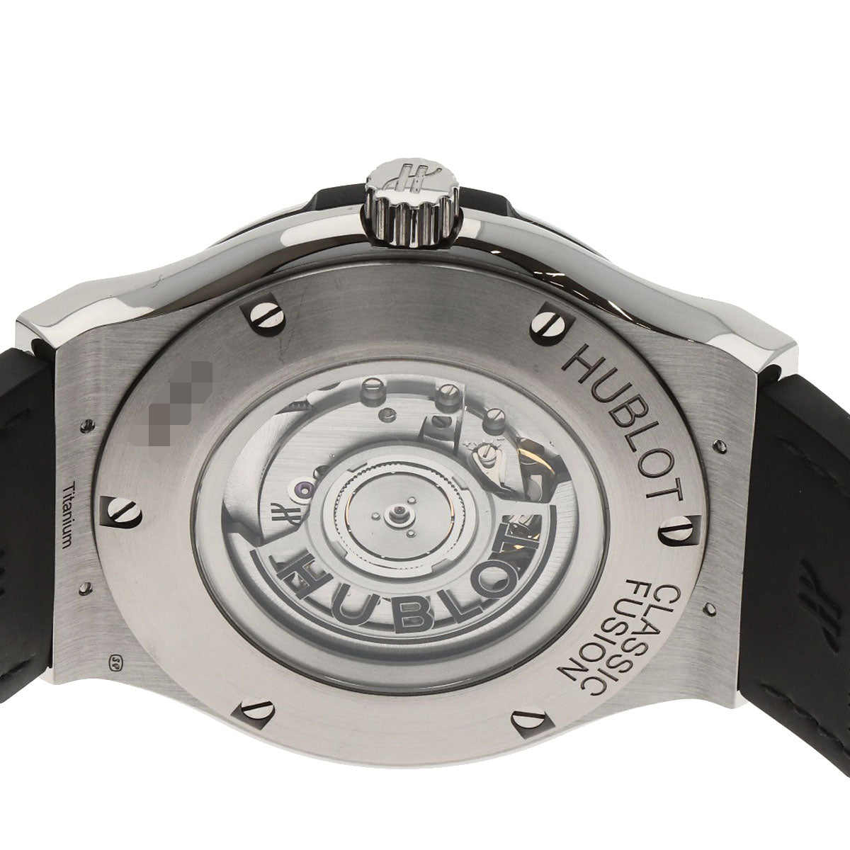 HUBLOT Classic Fusion Titanium Watches 511.NX.1171.LR Titanium/Rubber xLeather mens