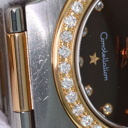 OMEGA Constellation Mini 12P Diamond Watches 1360.60.00 Stainless Steel/SSxK18PG Ladies