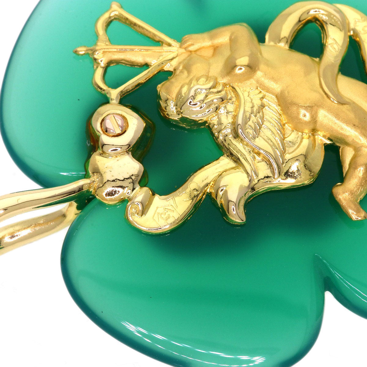 Carrera y Carrera Adam & Eve Chalcedony Pendant top K18 Yellow Gold Ladies [Used]