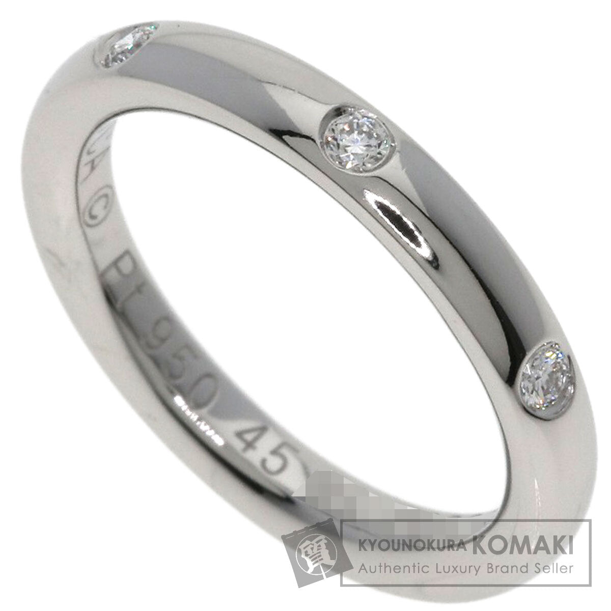 Van Cleef & Arpels Tendremont Etoile 3P Diamond #45 Ring Platinum PT950 Ladies [Used]
