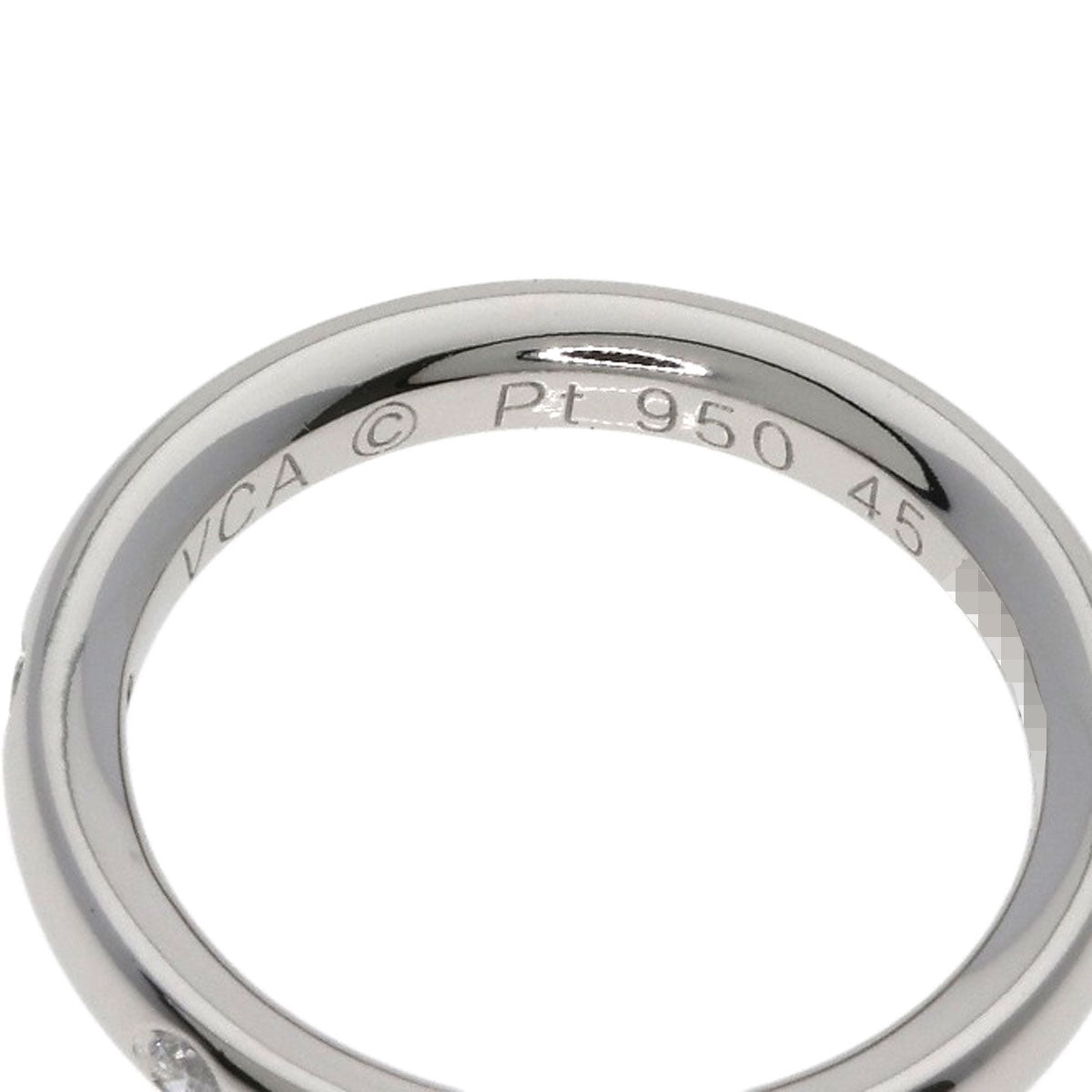 Van Cleef & Arpels Tendremont Etoile 3P Diamond #45 Ring Platinum PT950 Ladies [Used]