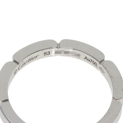 CARTIER Maillon PANTHERE 4P Diamond #53 Ring K18 White Gold Ladies [Used]