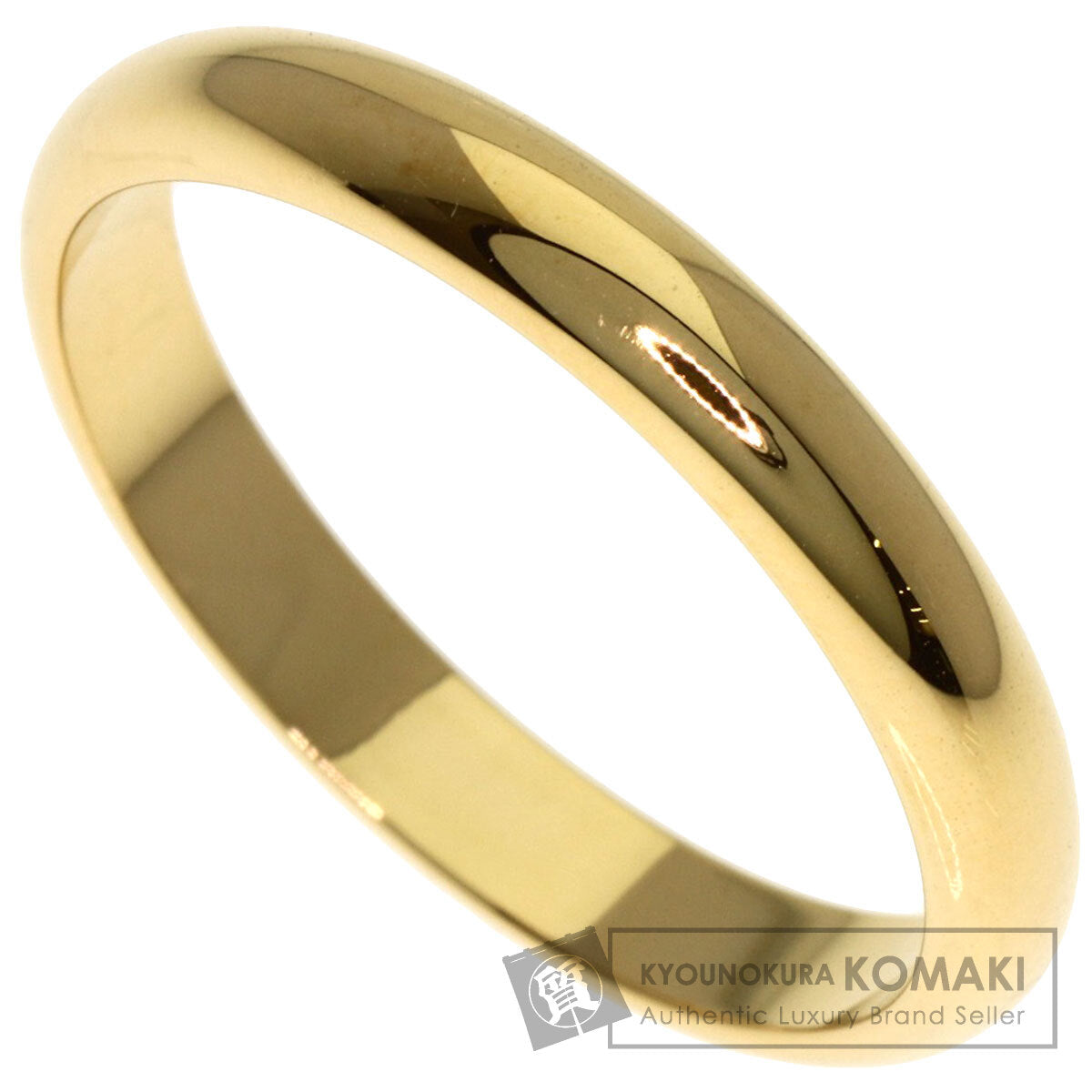 CARTIER Classic Wedding #63 Ring K18 Yellow Gold Ladies [Used]
