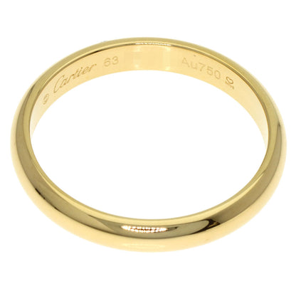 CARTIER Classic Wedding #63 Ring K18 Yellow Gold Ladies [Used]