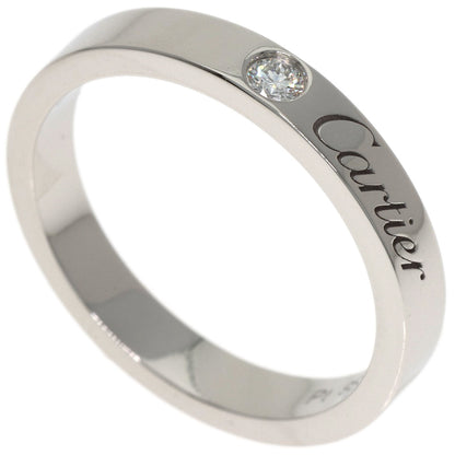 CARTIER C de Cartier Diamond #49 Ring Platinum PT950 Ladies [Used]