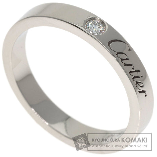 CARTIER C de Cartier Diamond #49 Ring Platinum PT950 Ladies [Used]