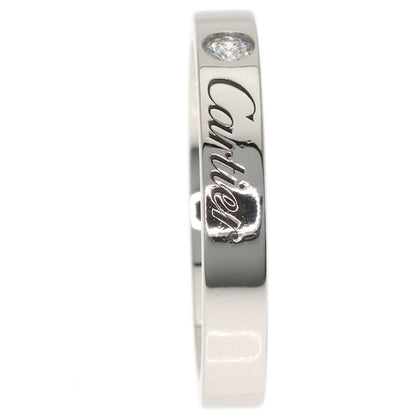 CARTIER C de Cartier Diamond #49 Ring Platinum PT950 Ladies [Used]