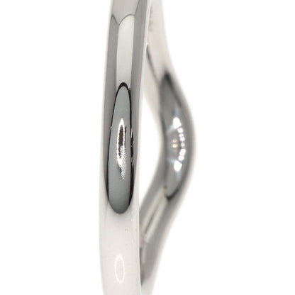 TIFFANY&Co. Curved band Diamond Ring Platinum PT950 Ladies [Used]