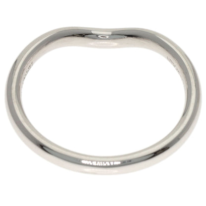 TIFFANY&Co. Curved band Diamond Ring Platinum PT950 Ladies [Used]
