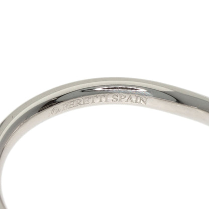 TIFFANY&Co. Curved band Diamond Ring Platinum PT950 Ladies [Used]