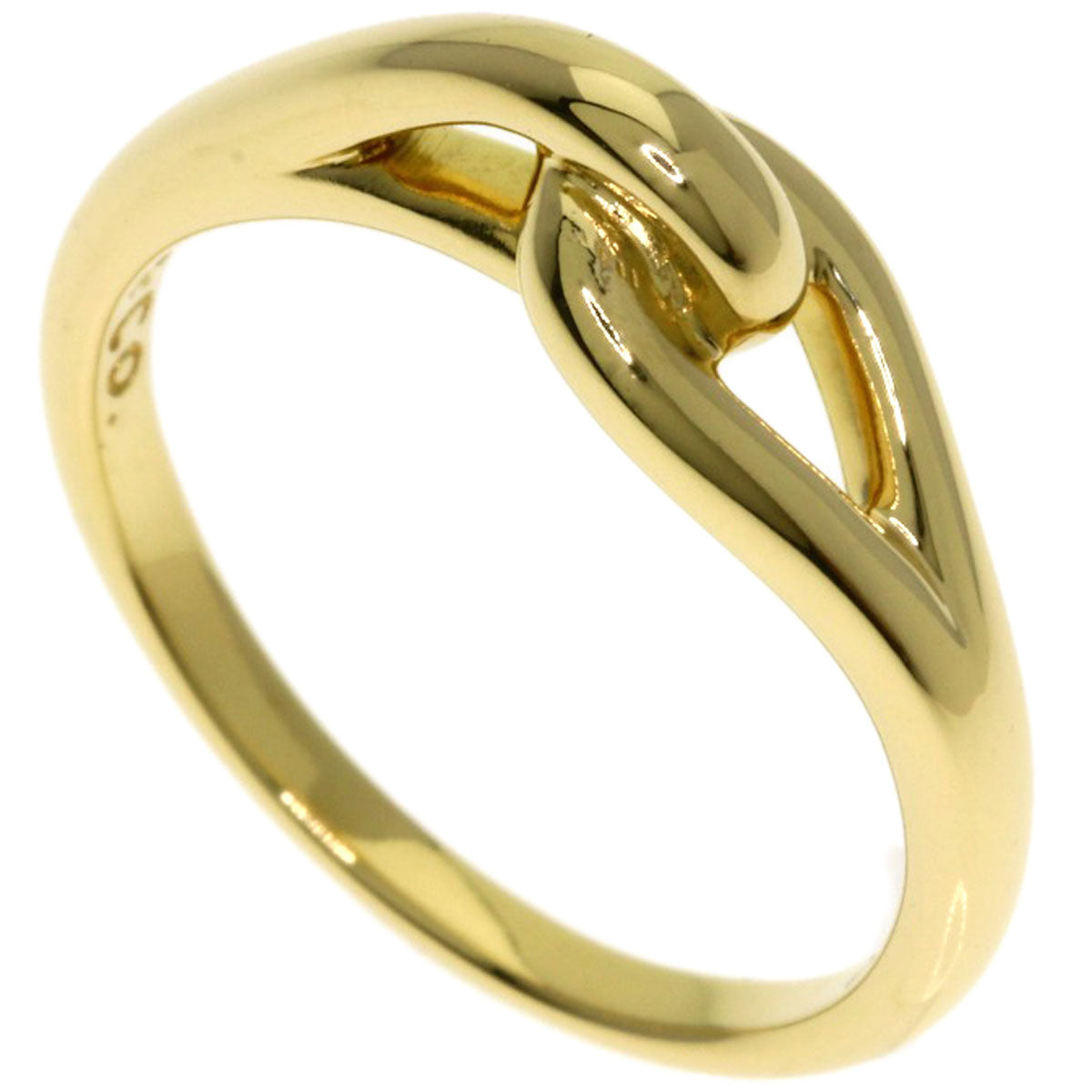 TIFFANY&Co. knot Ring K18 Yellow Gold Ladies [Used]