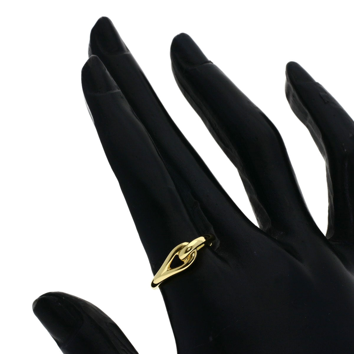 TIFFANY&Co. knot Ring K18 Yellow Gold Ladies [Used]