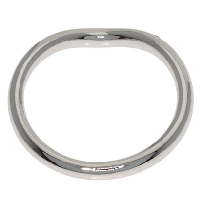 TIFFANY&Co. Curved band Diamond Ring Platinum PT950 Ladies [Used]