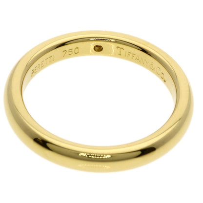 TIFFANY&Co. Stacking band 1P Diamond Ring K18 Yellow Gold Ladies [Used]