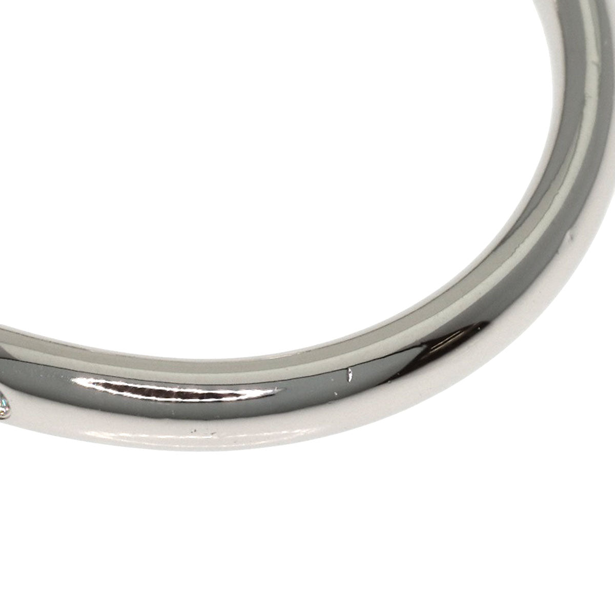 TIFFANY&Co. Curved band Diamond Ring Platinum PT950 Ladies [Used]