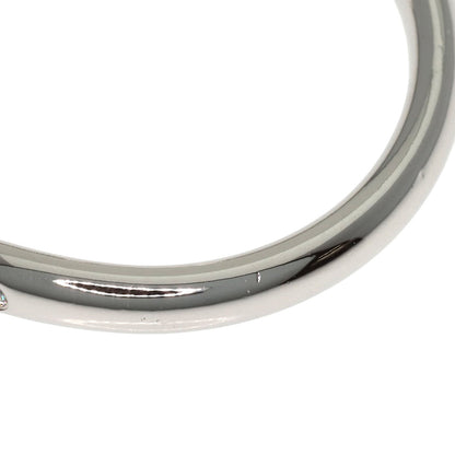 TIFFANY&Co. Curved band Diamond Ring Platinum PT950 Ladies [Used]