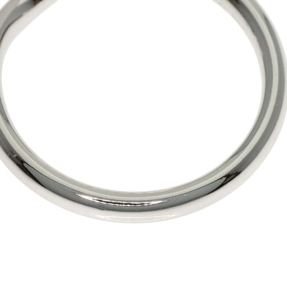 TIFFANY&Co. Curved band Diamond Ring Platinum PT950 Ladies [Used]