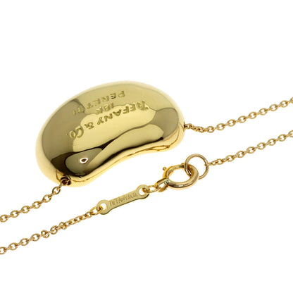 TIFFANY&Co. Bean Necklace K18 Yellow Gold Ladies [Used]
